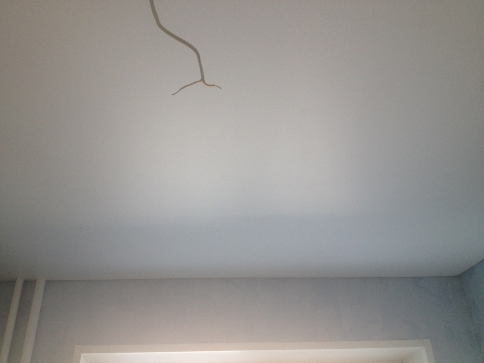 Натяжной потолок с бабочками