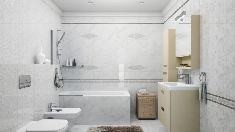 Cassiopea плитка настенная белый 17-00-00-479 20х60 Ceramica Classic