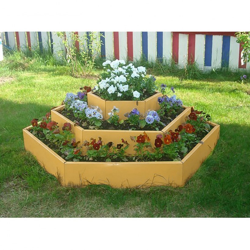 Клумба "сота" 300 оцинкованная