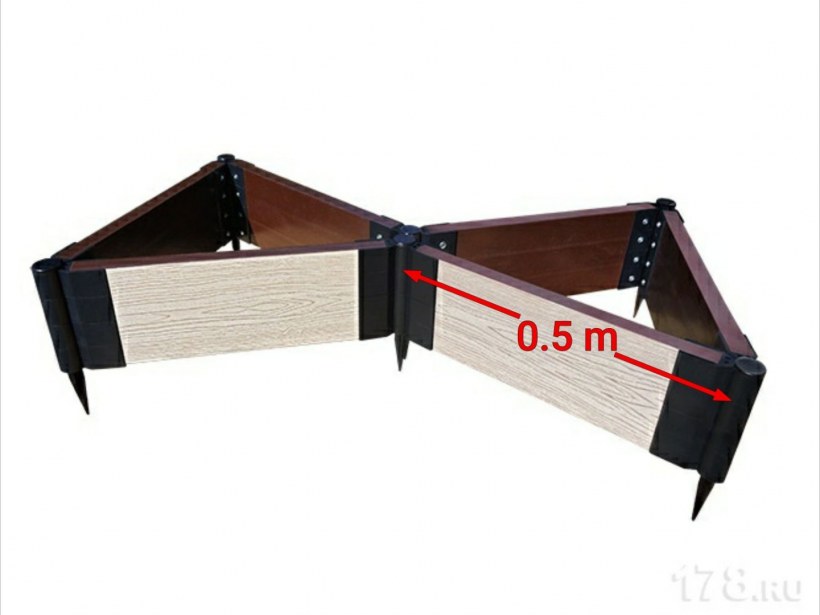 Грядка ДПК Holzhof