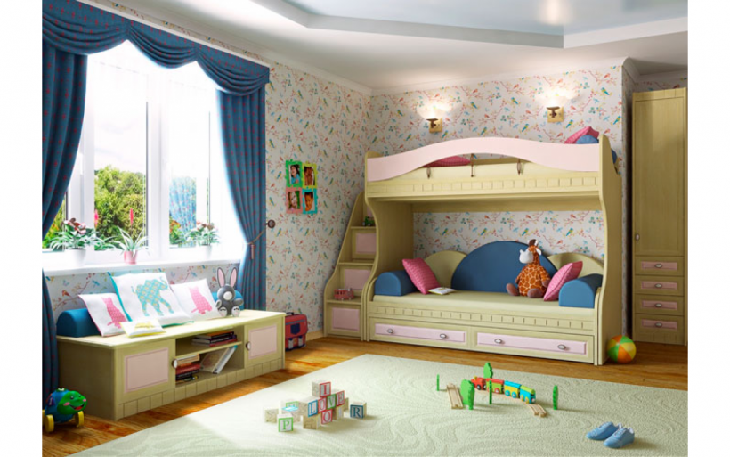 Итальянские мотивы детская мебель Гармония