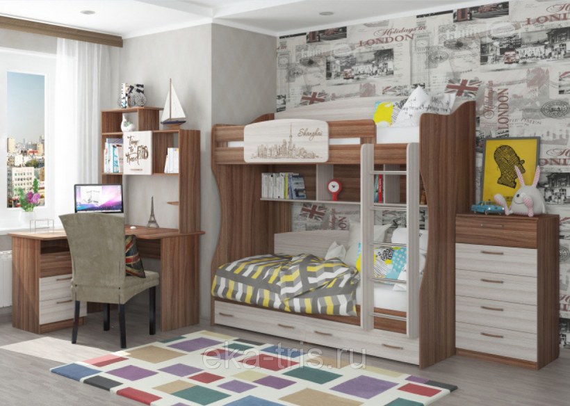 Модульная детская Вояж МЛК