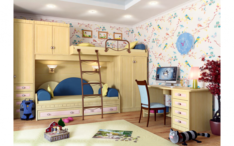 Детская мебель итальянский мотив фабрика Гармония