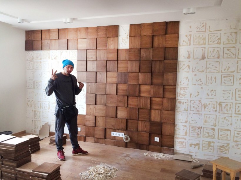 Креативная отделка стен