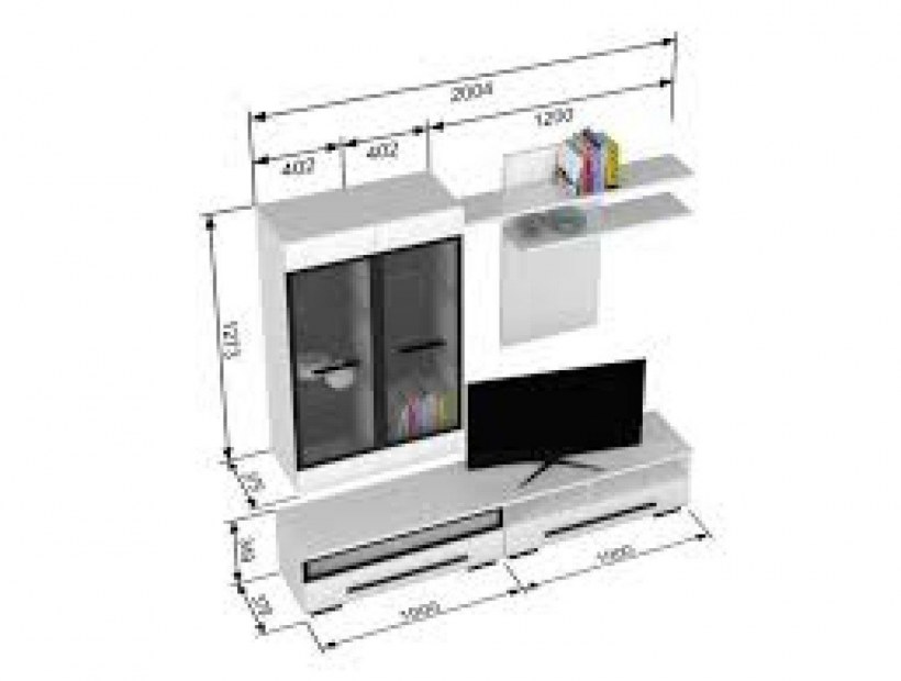 Лазурит мебель Летиция гостиная