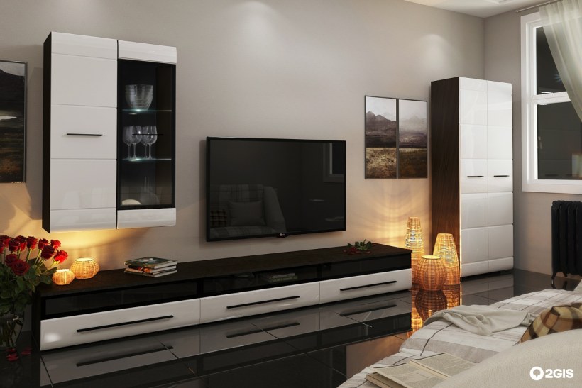 Гостиная лазурит Летиция белая