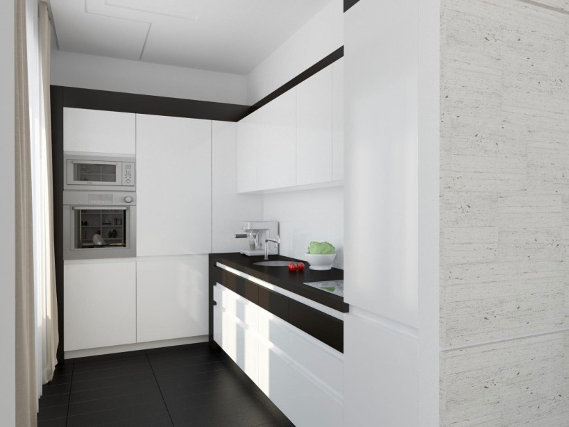 Маленькая кухня в стиле Минимализм