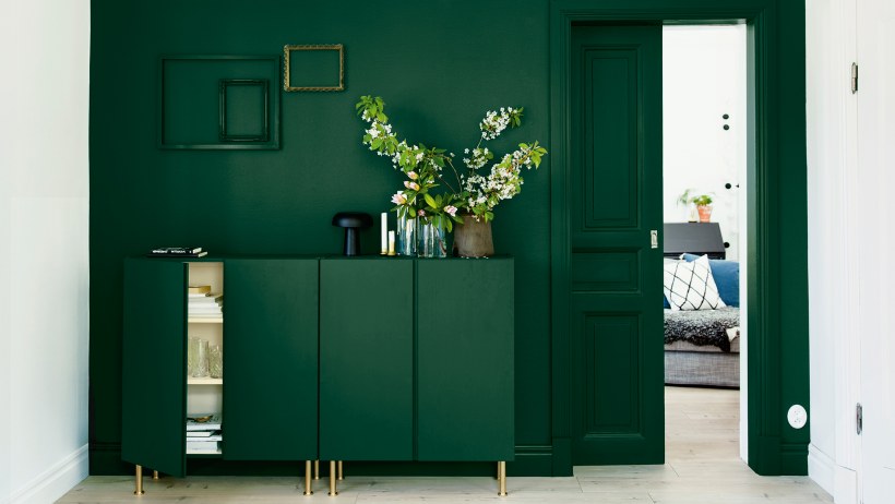 Прихожая в терракотовом цвете