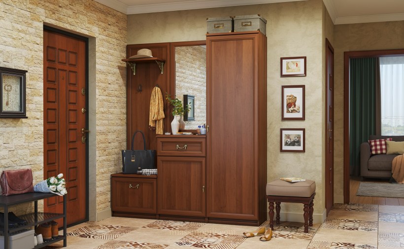 Шкаф для прихожей Екатерина Миассмебель