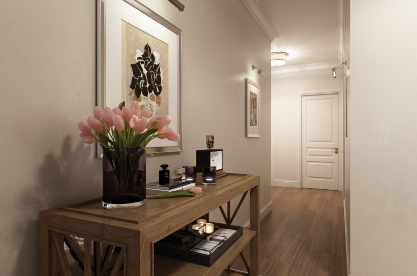 Сиреневая прихожая