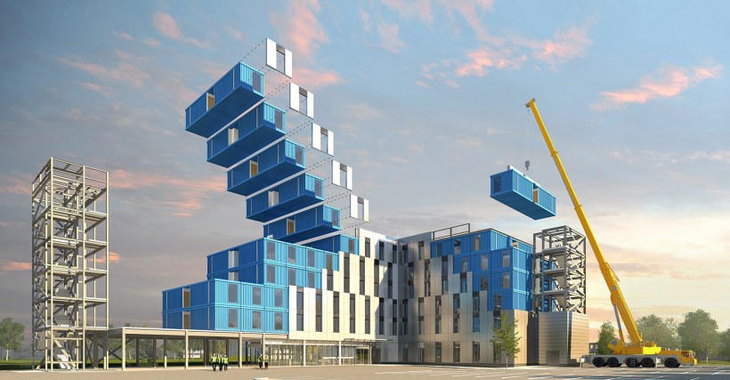 Модульные здания многоэтажные