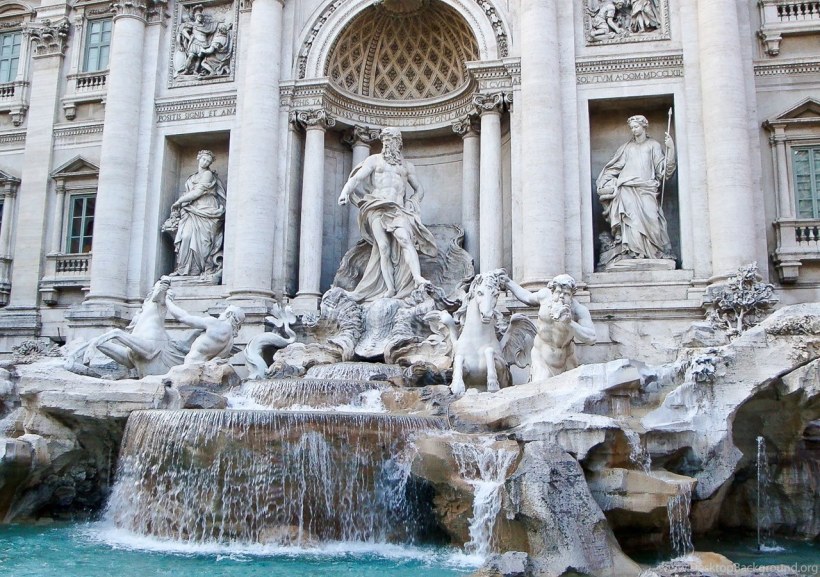 Фонтан Треви скульптуры