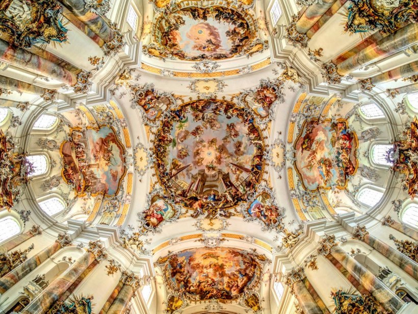 . Церковь в стиле Барокко-рококо в Германии