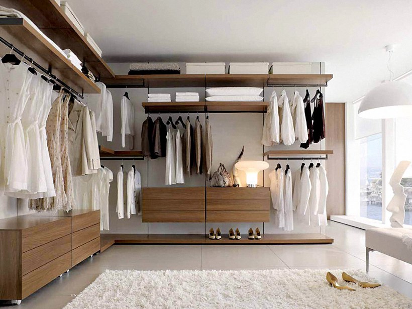 Гардеробная в современном стиле