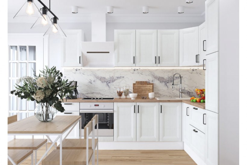 Кухонный гарнитур белый