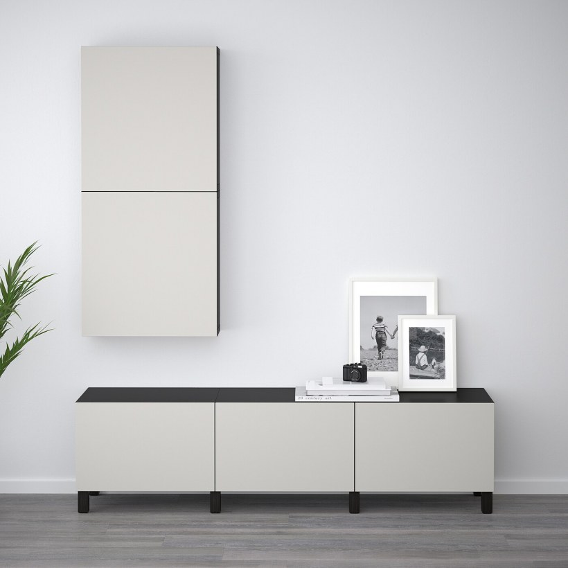 БЕСТО шкаф, белый60x40x202 см