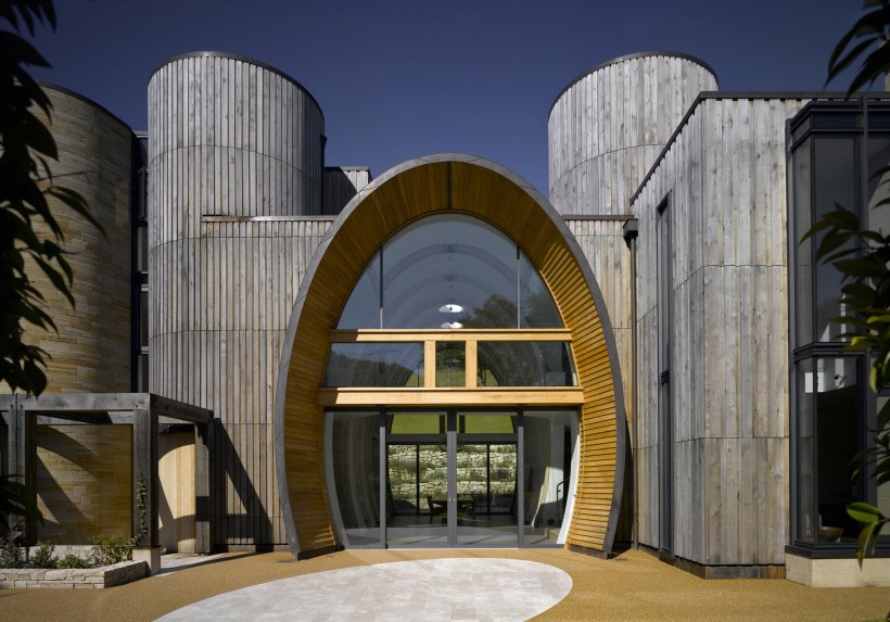 Цилиндрические здания архитектура