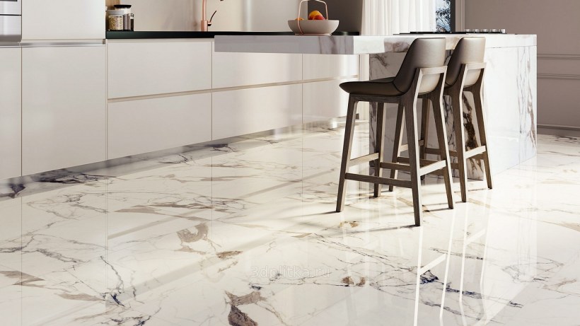 Напольная плитка (керамогранит) Paonazzo 60x120 - Cifre