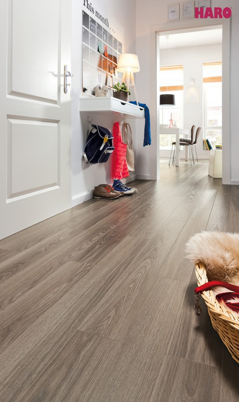 Ламинат Haro Tritty 100 дуб античный серый 526671