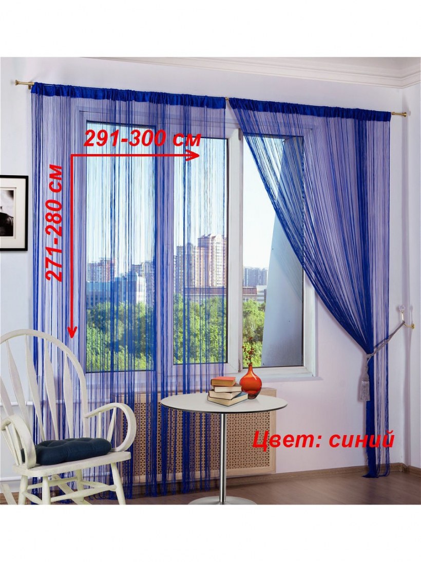 Шторы кисея в интерьере