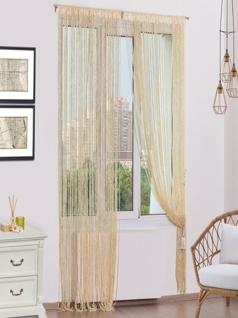 Шторы кисея в интерьере