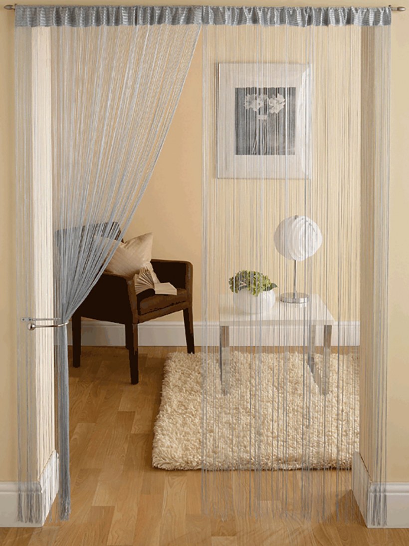 Штора лапша кисея Радуга