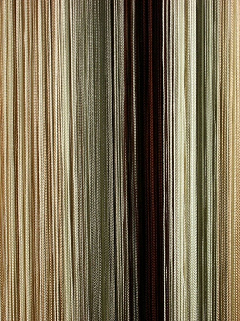 Нитяная штора / штора-лапша нитяная "кисея Люрекс"