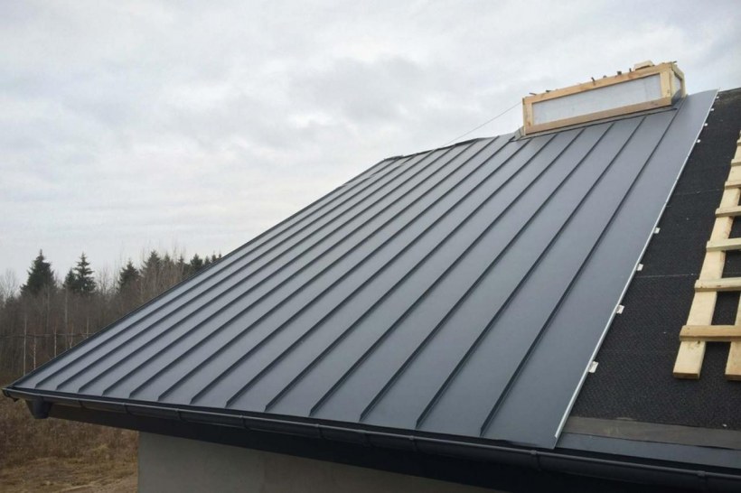 Фасад из профнастила