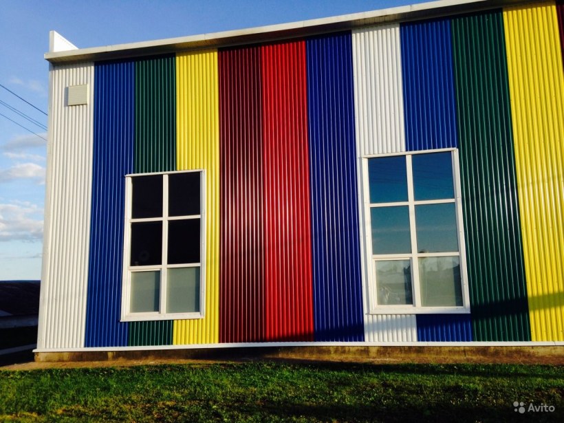 Исландский дом из профнастила