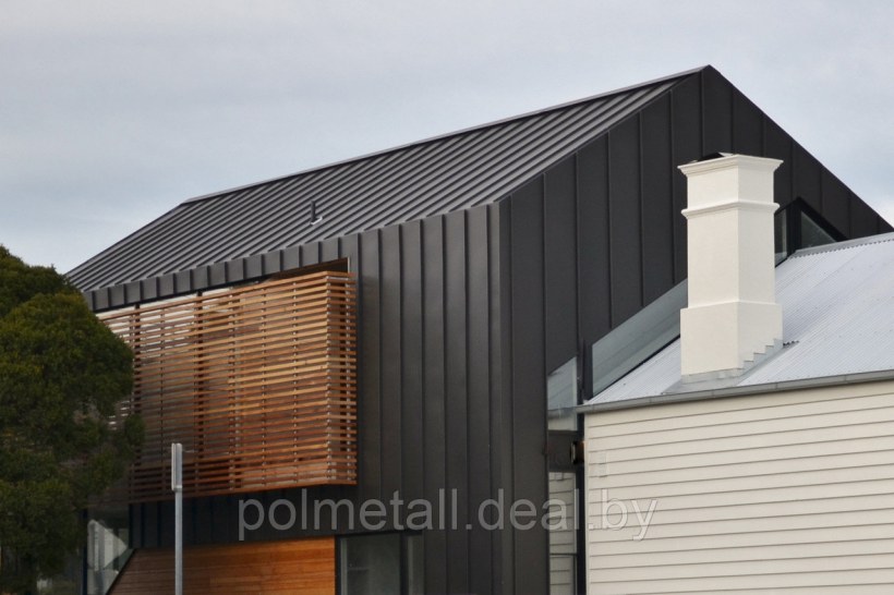 Профнастил архитектурный 7024 серый графит