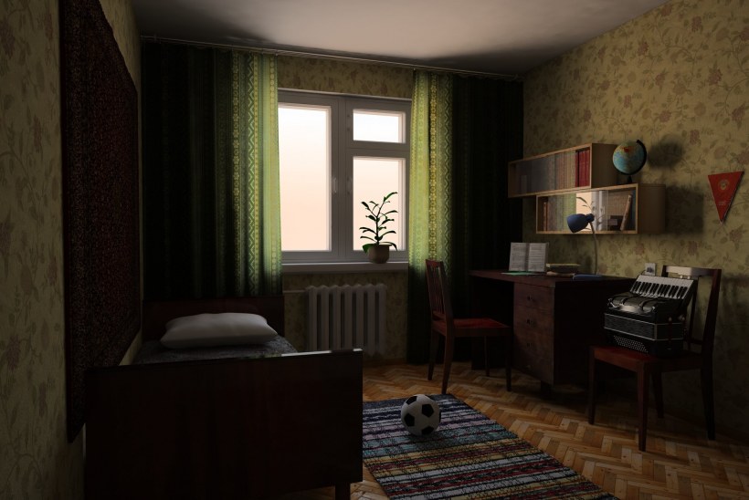 Советская квартира интерьер