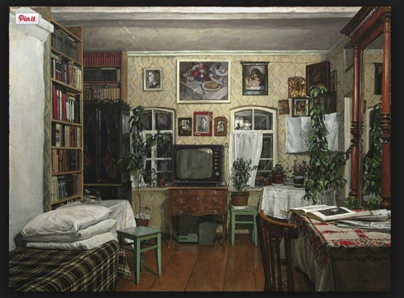 Гостиная в Советском стиле