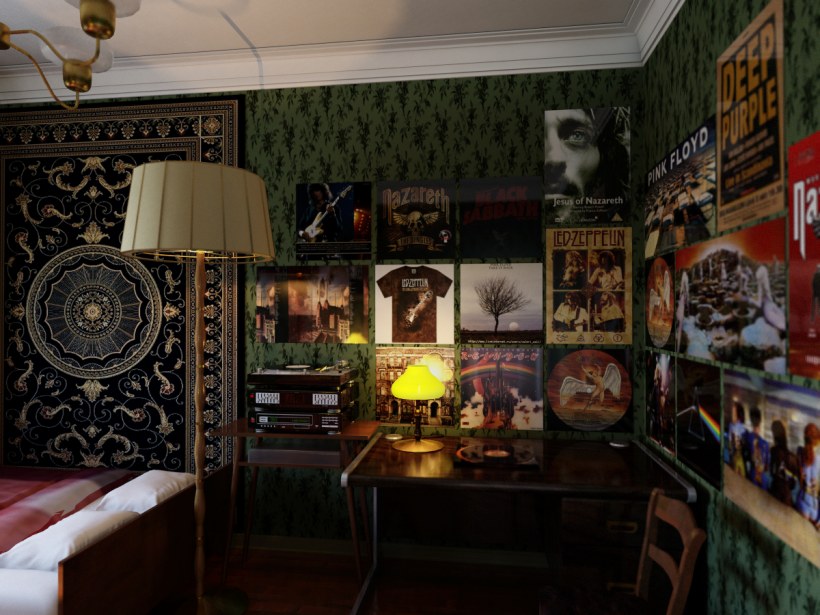 Советская квартира интерьер