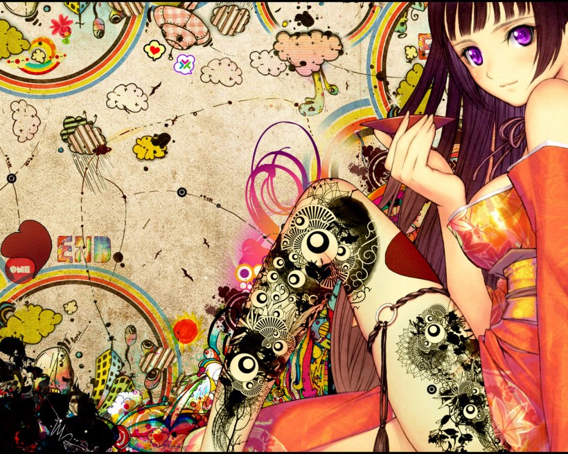 Картины в стиле аниме