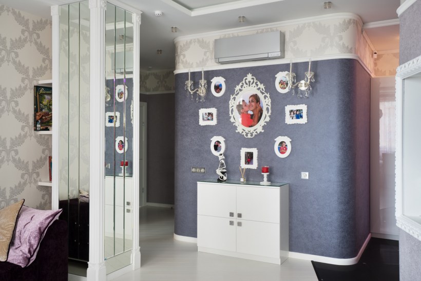 Жидкие обои в интерьере