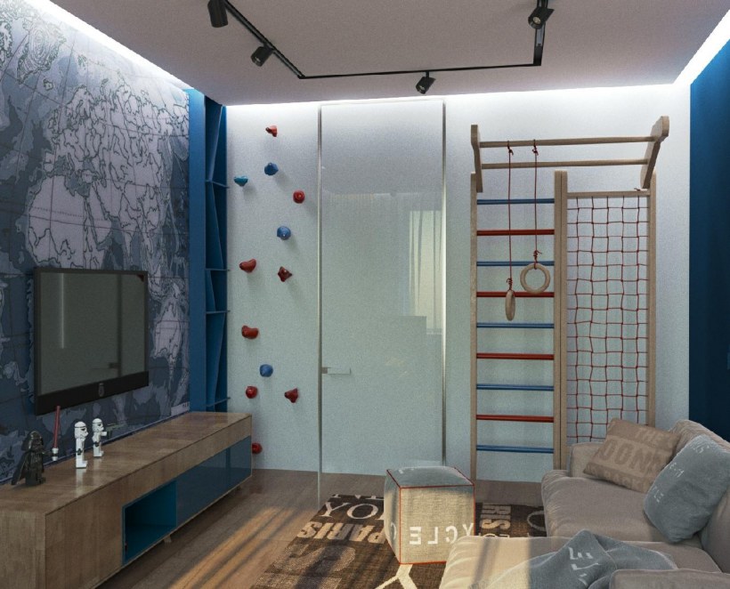 Жидкие обои в спальне