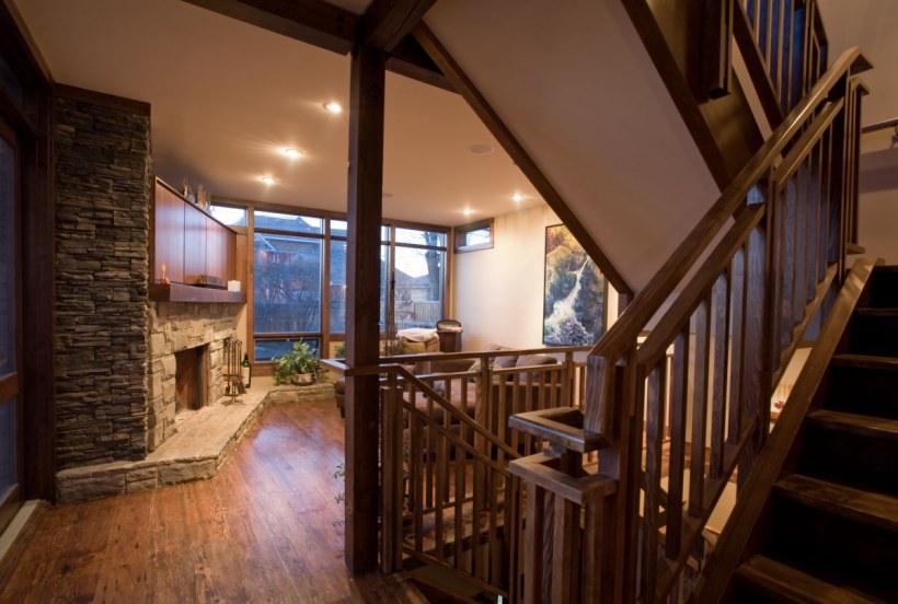 Интерьер деревянного дома