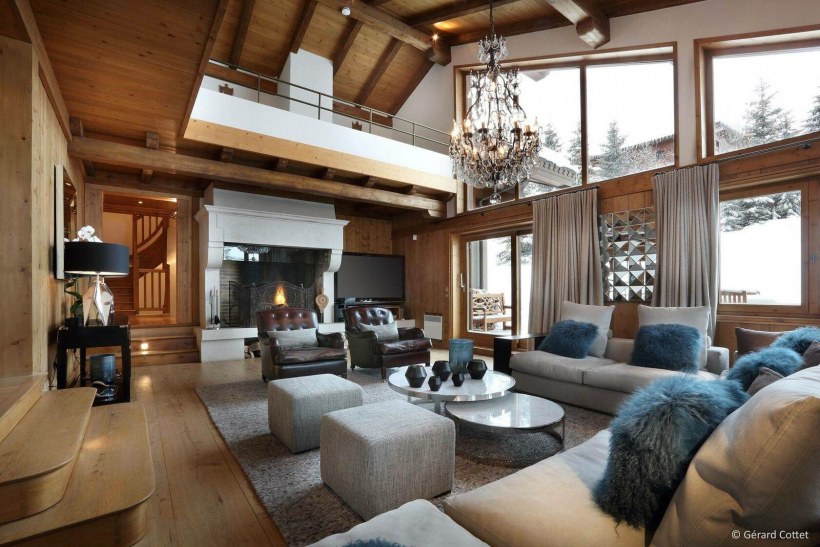 Luxury Chalet Interior Courchevel