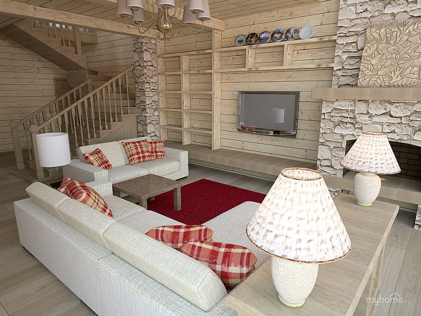 Отделка загородного дома