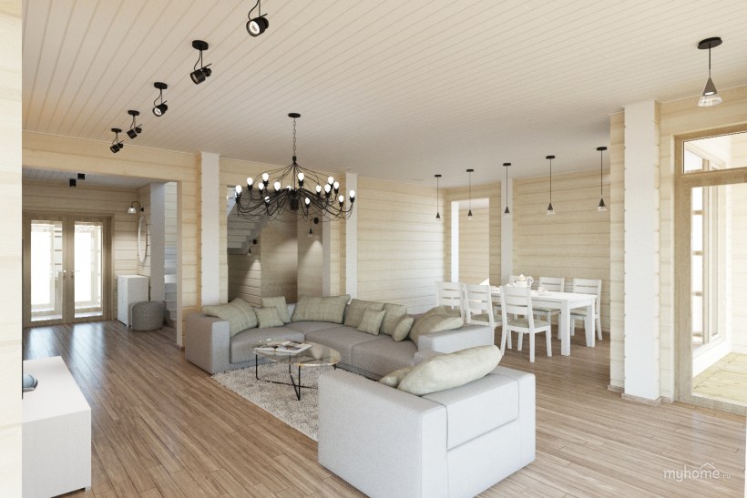 Шале интерьер Лапландия