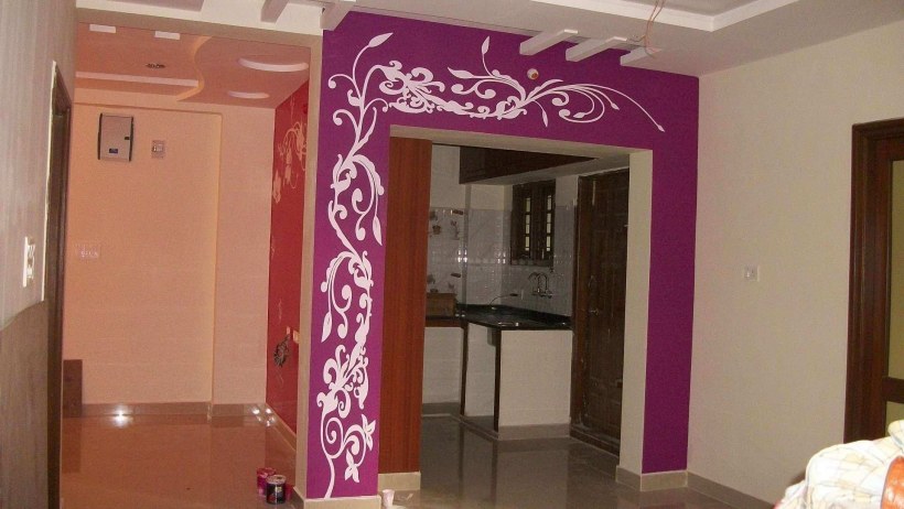 Жидкие обои рисунки на стенах