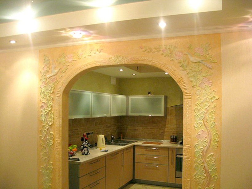 Лепнина на стенах в квартире своими руками