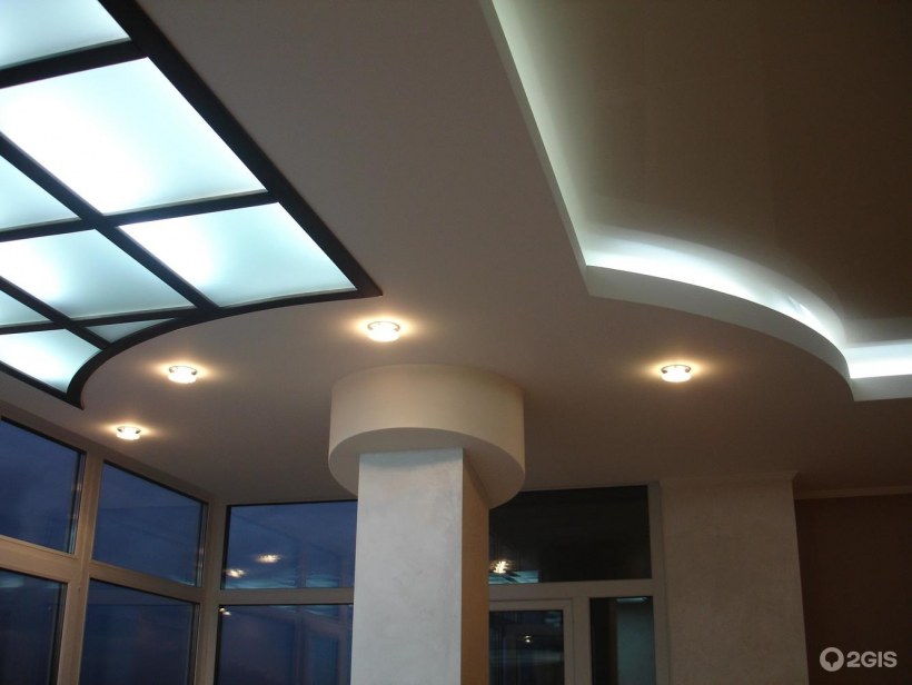 Гипсокартонные потолки для холла