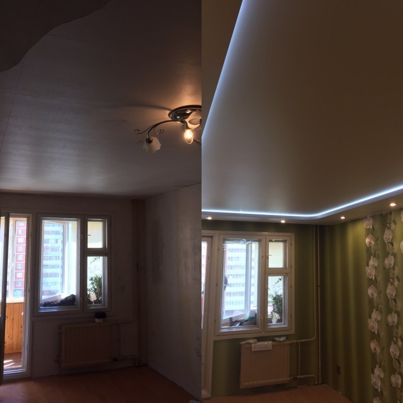 Карниз для ванной с креплением к стене