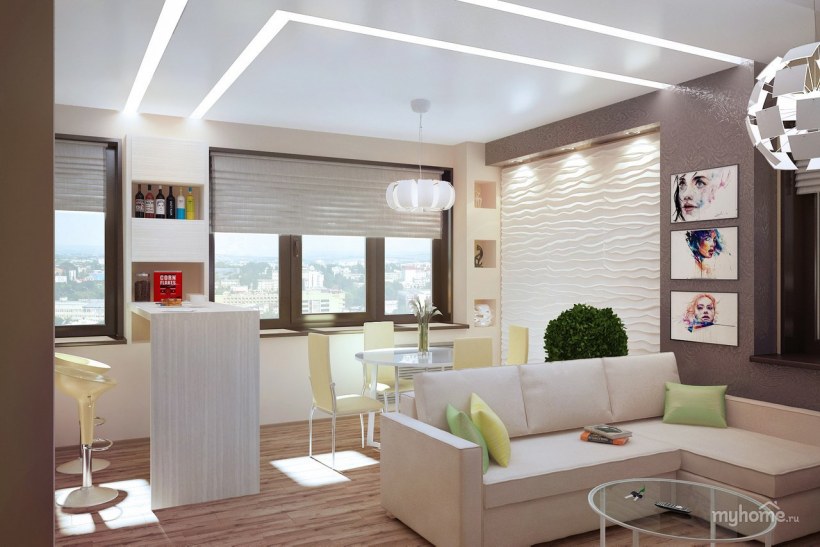 Необычные потолки из гипсокартона