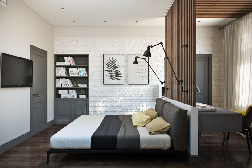 Комната в стиле Скандинавский лофт