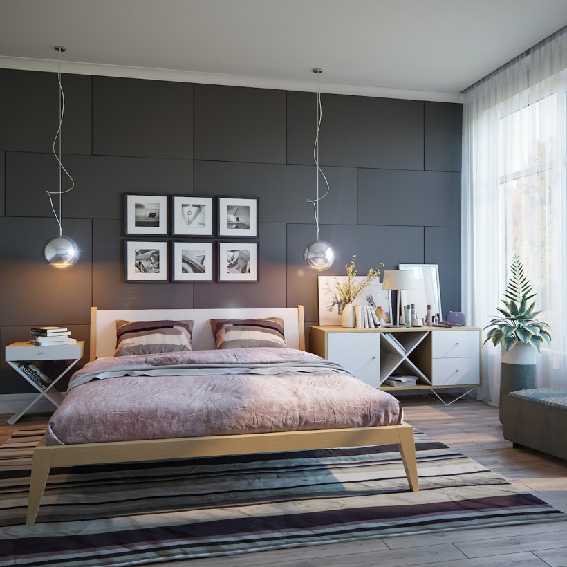 Сканди кровать двуспальная