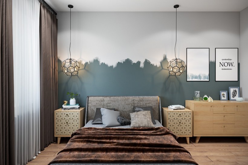 Спальня Сканди лофт