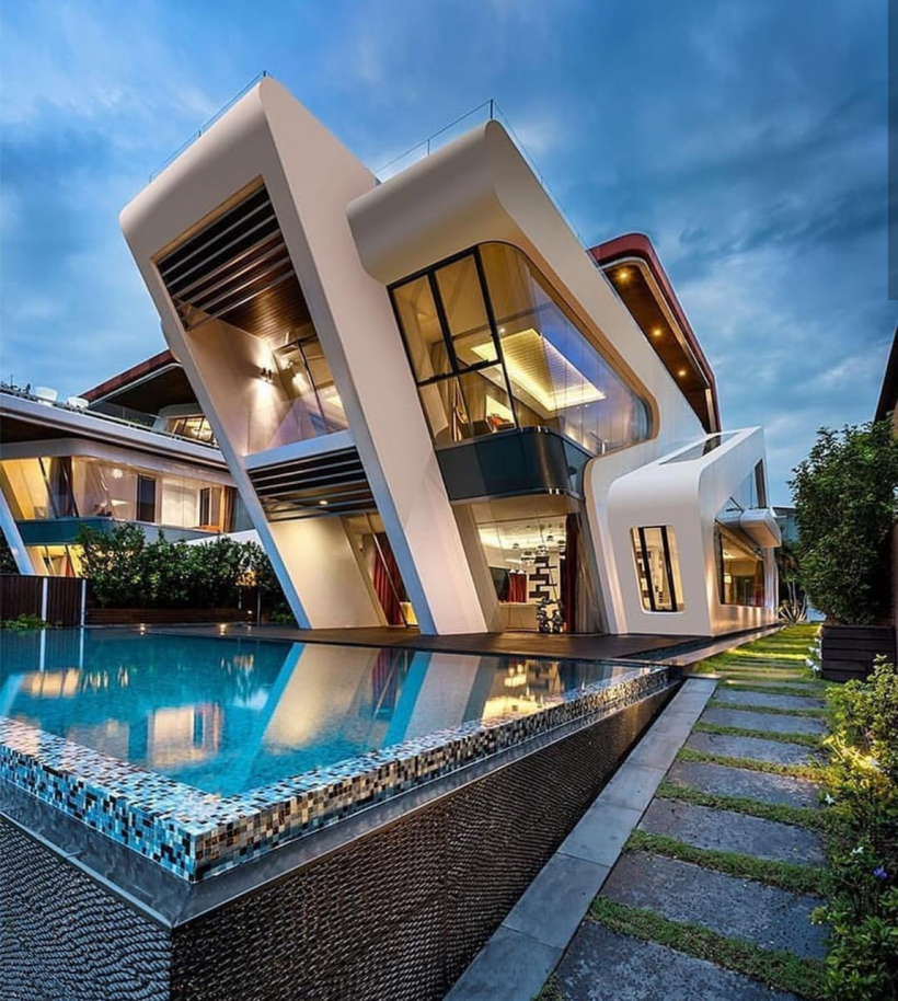 Лакшери особняки Модерн в Москве экстерьер