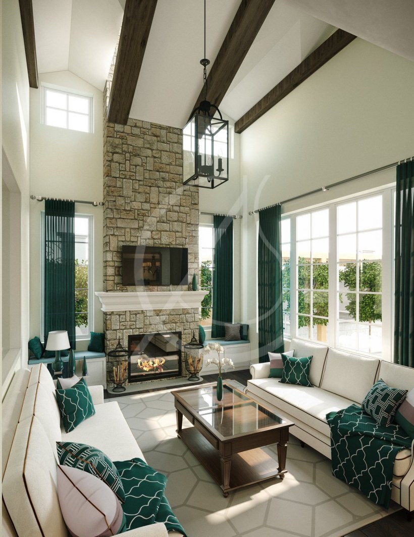 Загородный дом интерьер